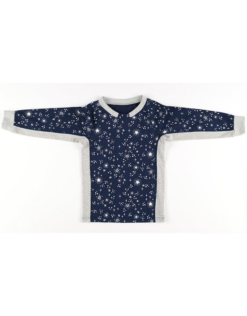 ワコール_キッズ 【動きのびのびパジャマ】睡眠科学 KIDS 男女児