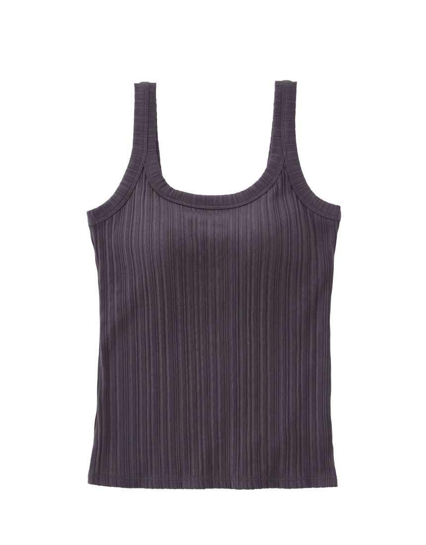 OUR WACOAL カップインバックオープンリブTシャツ JCX538 M OUR WACOAL カップインバックオープンリブTシャツ