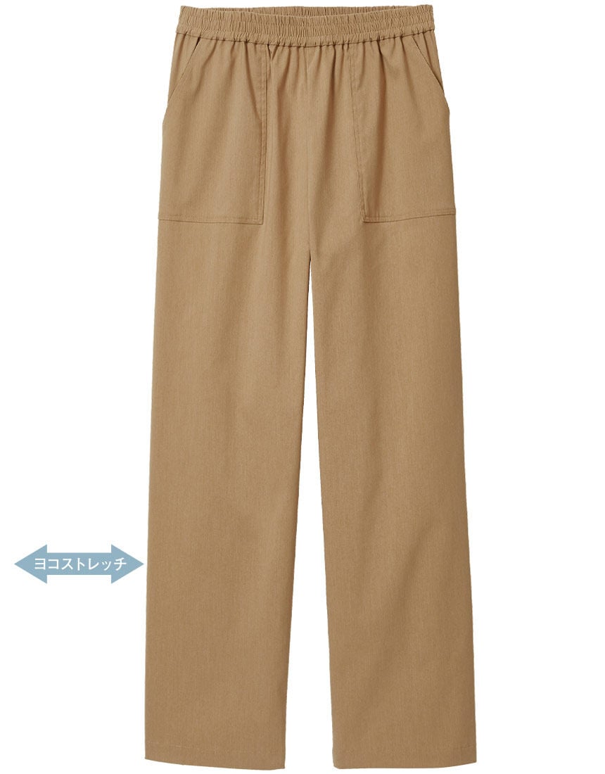 ９分丈リラックスパンツ, , hi-res