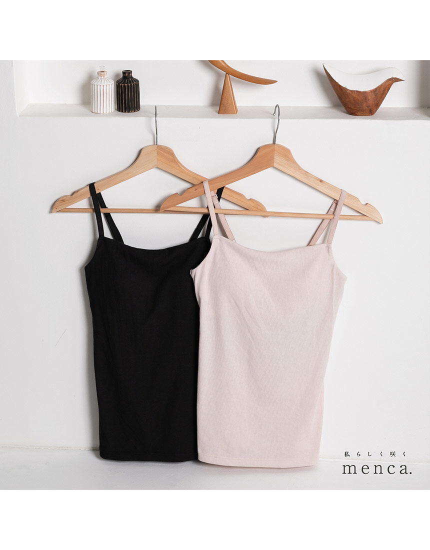 カップ付きキャミソール, , hi-res