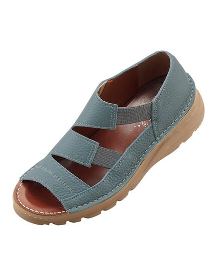 牛革デザインサンダル４Ｅ, , main