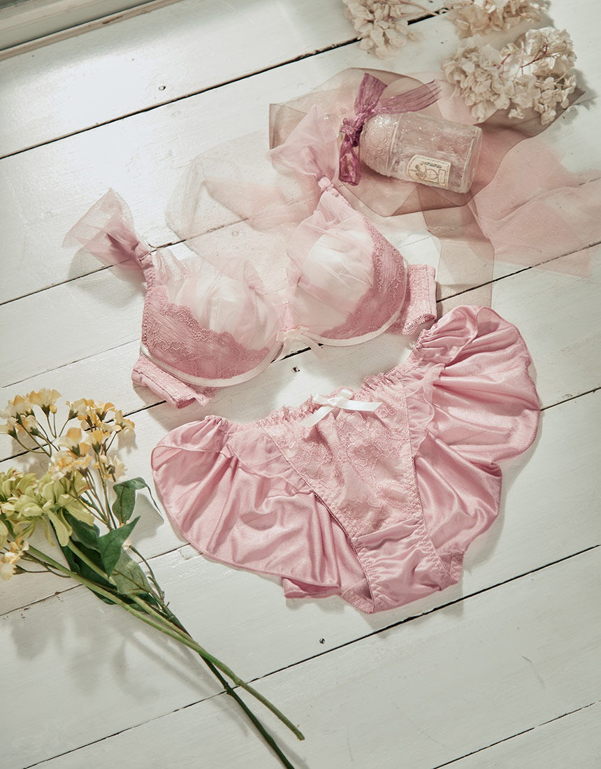 northerly (ノーザリー) プリンセスチュールストラップフリル ブラ