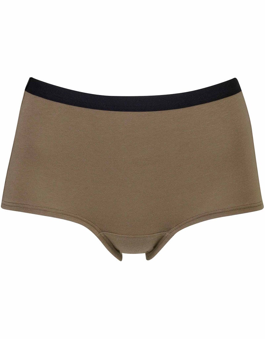 ワコール 【S〜3Lサイズ】無地＆プリント 綿混 ボーイレングス