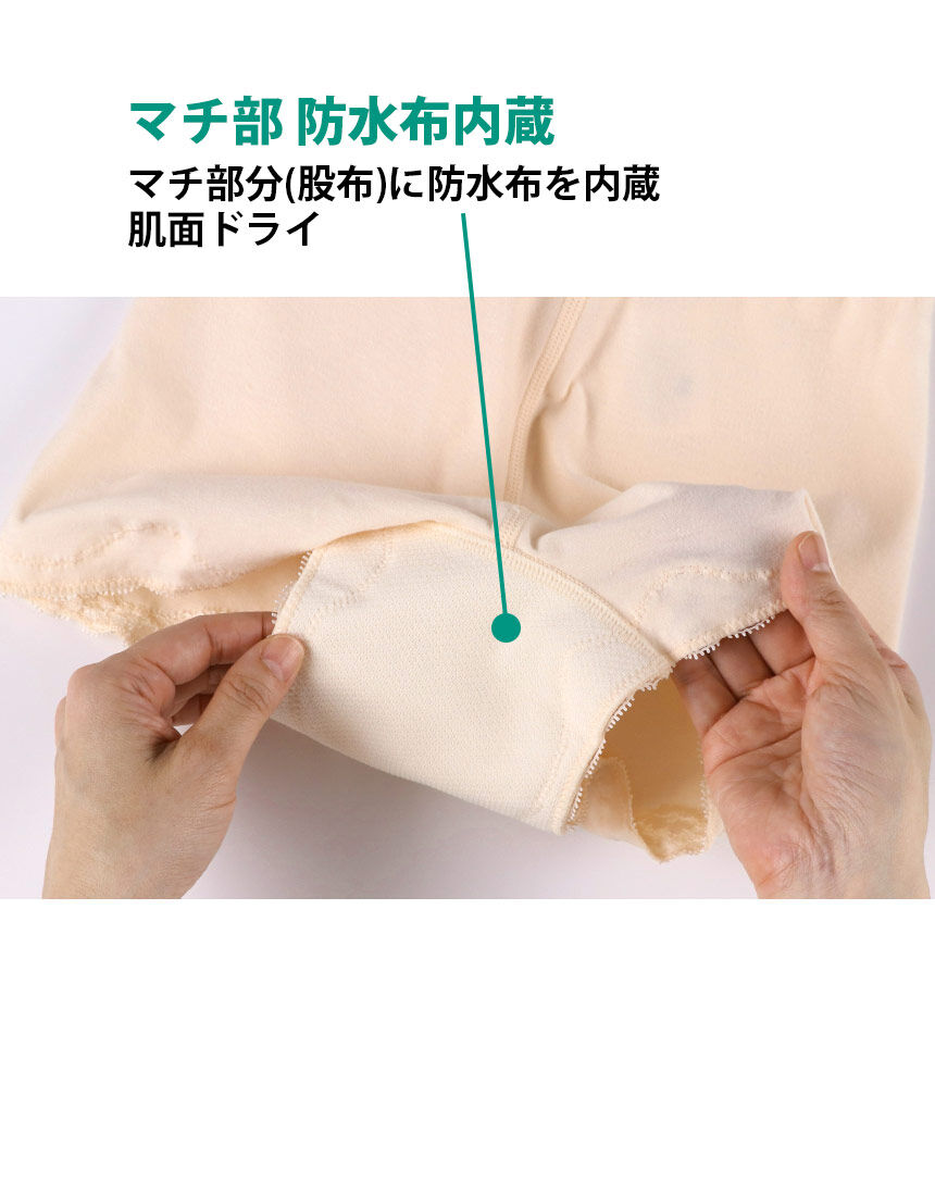 ワコール／らくラクパートナー 防水布付き（はきこみ丈深め