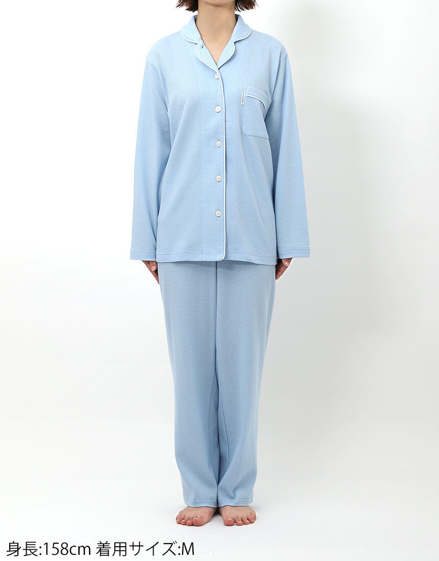 ワコール／睡眠科学 なめらかでやわらかい天綿 綿100％ パジャマ