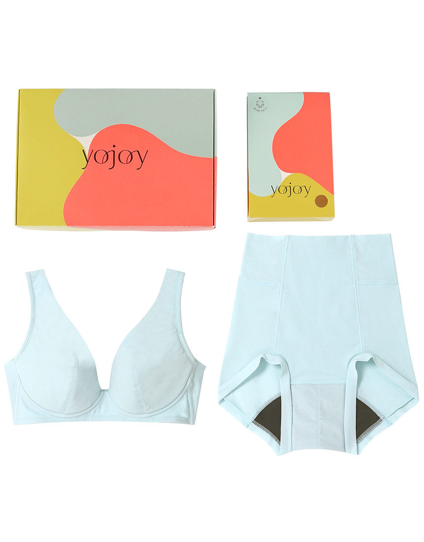 YOJOY 【ギフトBOX入り】ブラ＆サニタリーショーツ