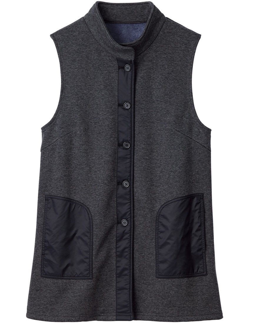 ワコール／ラブボディ あったか裏ボアベスト QBF452｜ワコール直営の