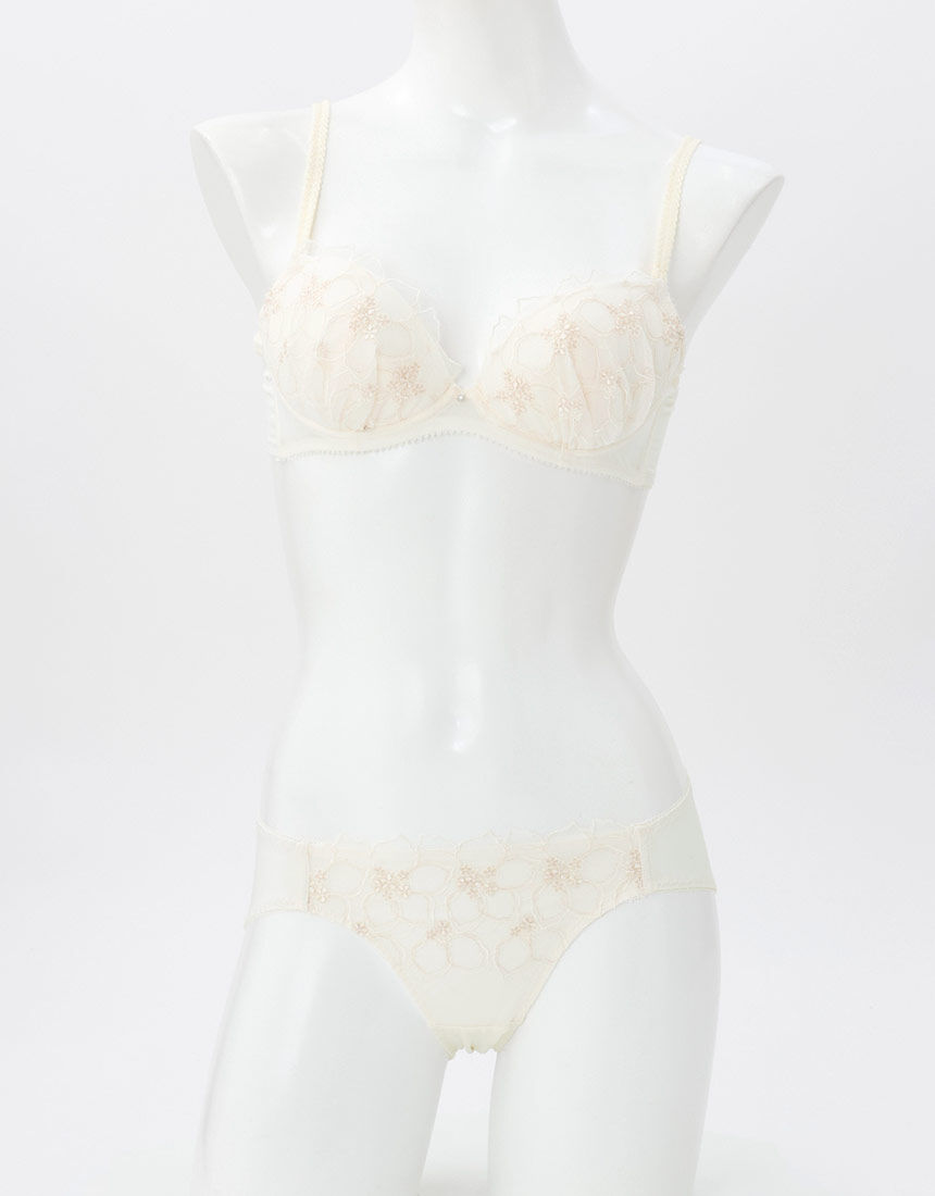 Lingè Noël ランジェノエル アザレアラメレース ブラ＆ショーツ