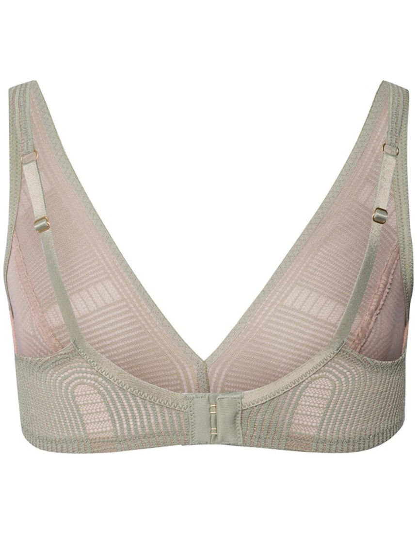 ハンロ 総レース ノンワイヤーブラ UIH544｜ワコール直営の公式下着