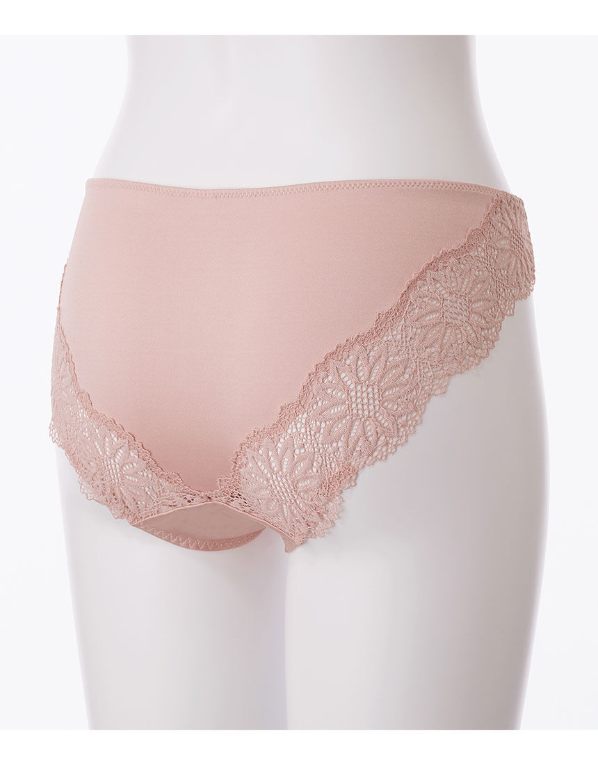 PEACH JOHN スマートショーツ【伸び良い生地をベースに、大輪レースが