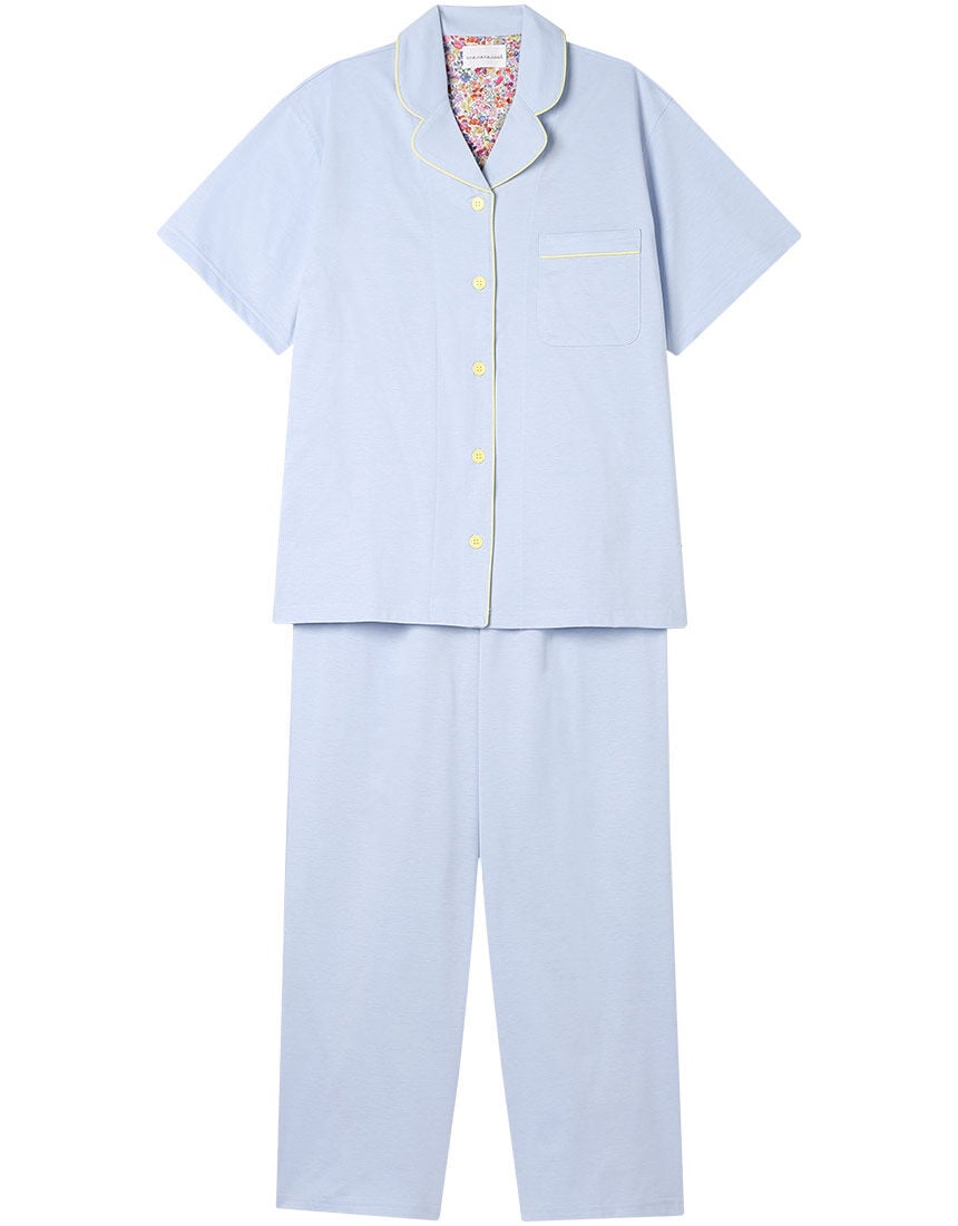 【綿混】半袖パジャマ MADE WITH LIBERTY FABRIC パジャマ 【綿混】半袖パジャマ MADE WITH LIBERTY FABRIC パジャマ