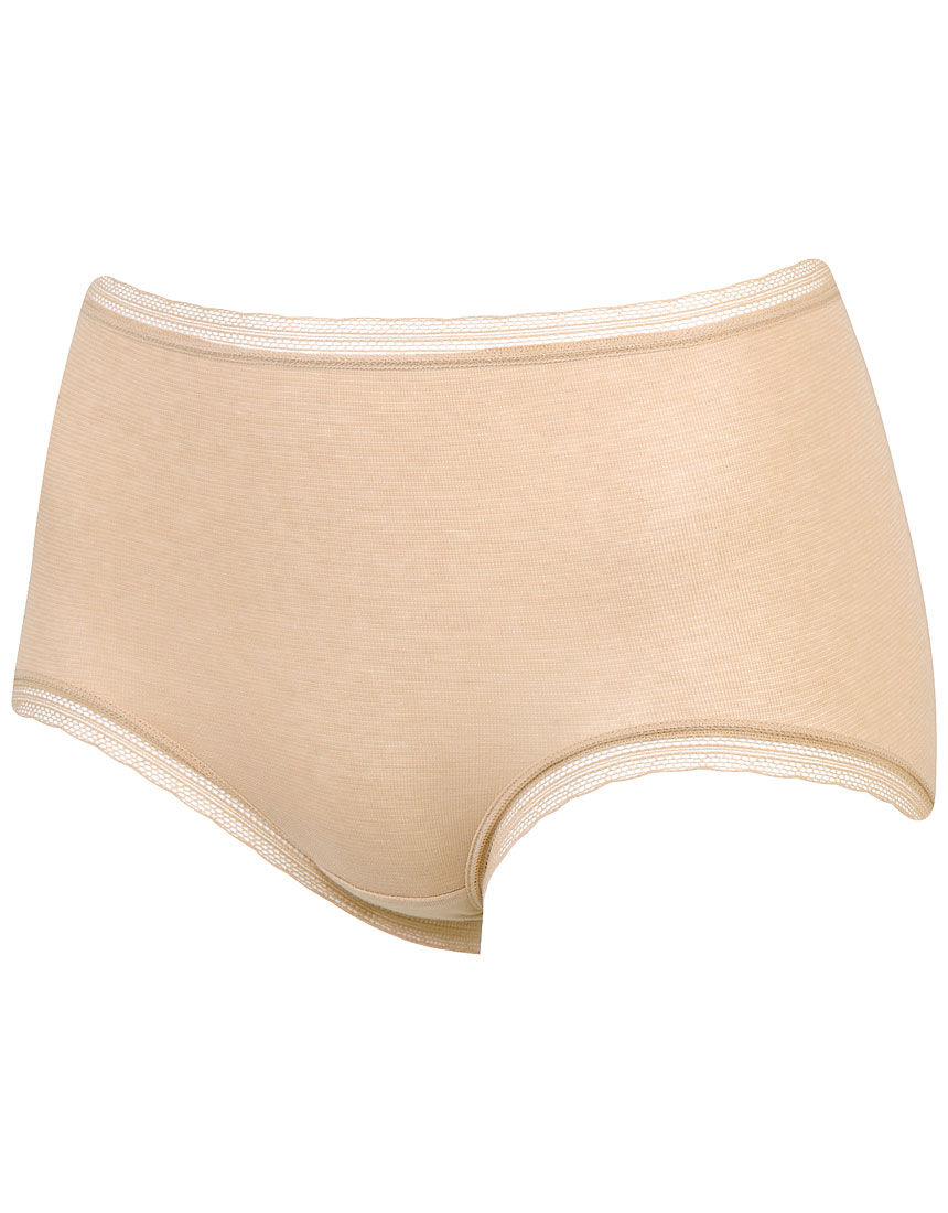 ワコール 【オーガニックコットン・ふかめ丈】ディアヒップ ショーツ