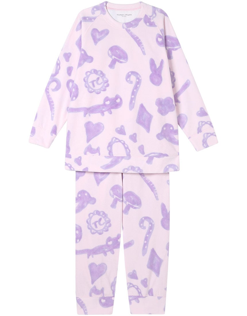新品タグ付き ツモリチサト パジャマ ルームウェア フリース あったか M tsumori chisato SLEEP 20%OFF ツモリチサト ワコール パジャマ