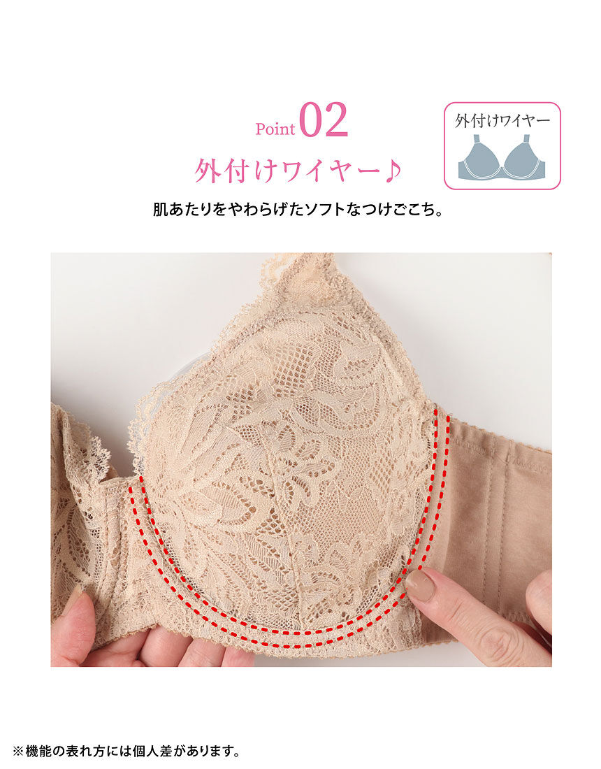 ワコール まるみのあるナチュラルシルエット EverChic（エバー