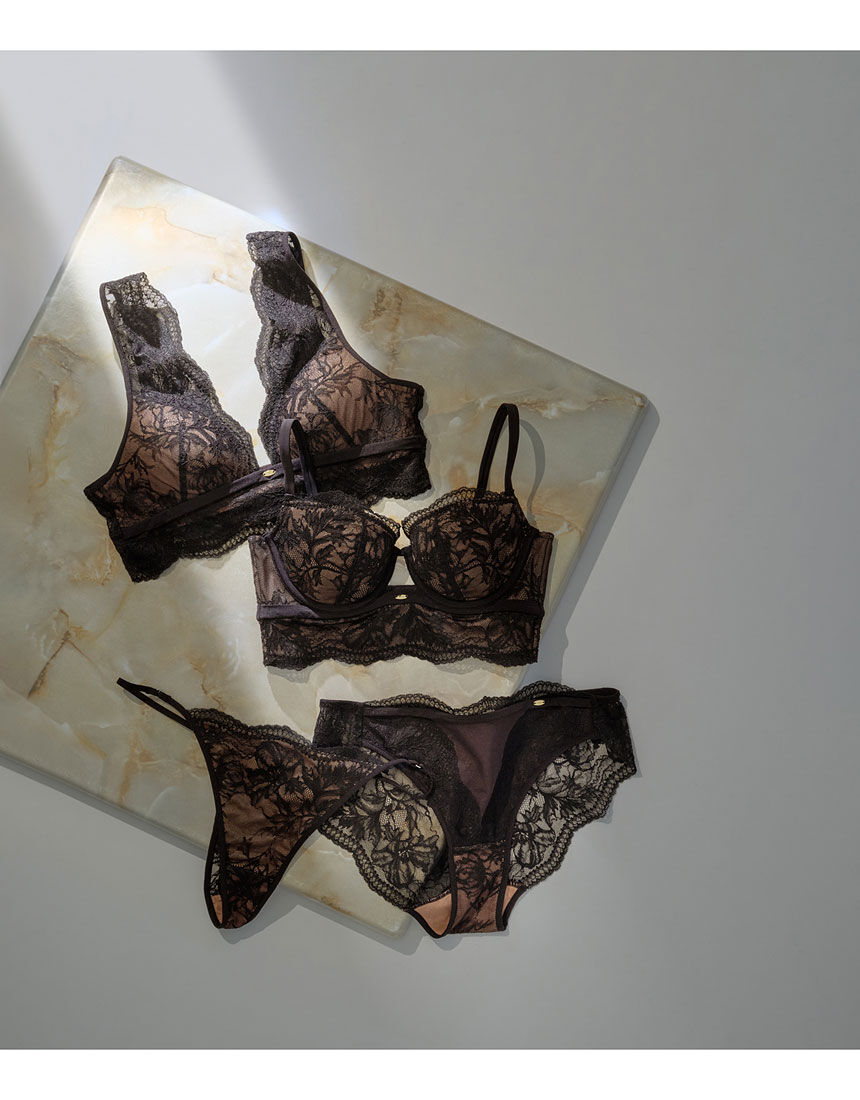 SALON by PEACH JOHN クレシェンドラッセルレースソング ソング