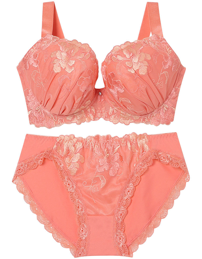 Lingè Noël ランジェノエル 美胸脇高 グラマーサイズ ブラ＆ショーツ