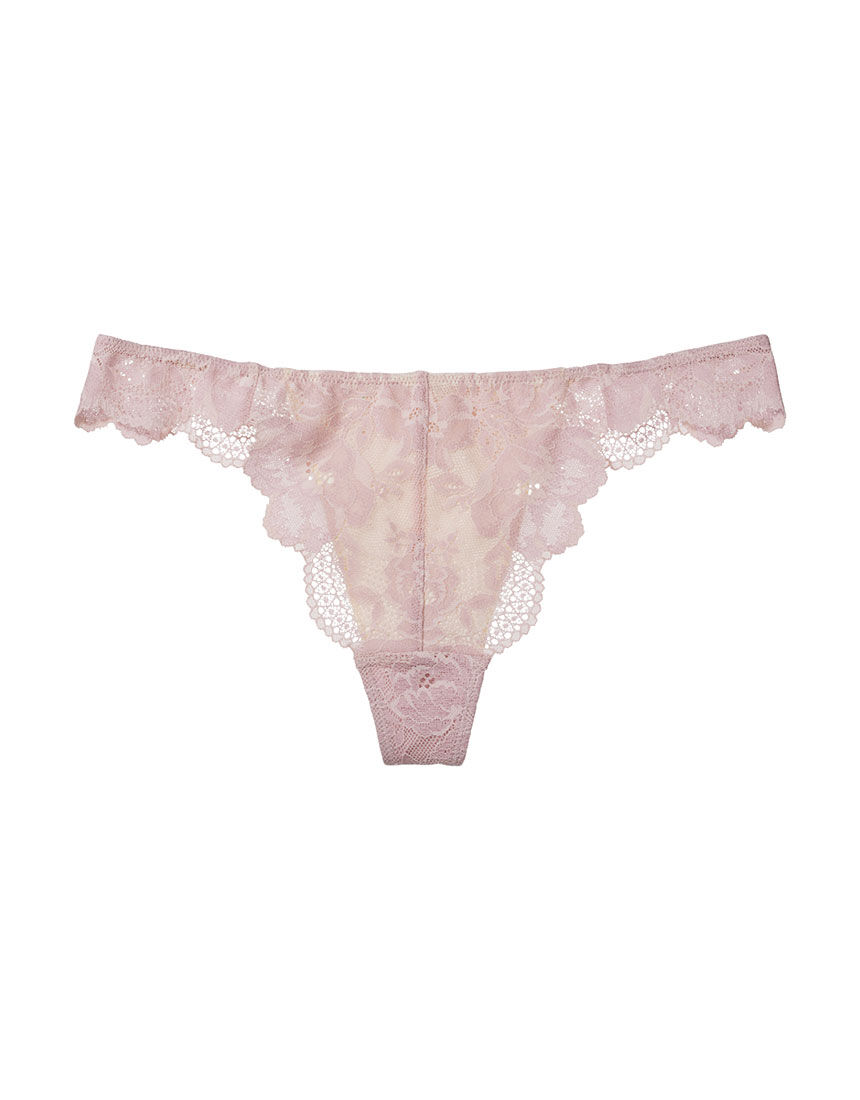 PEACH JOHN 【Tバック】柔らかく伸びの良い総レースで、肌あたり