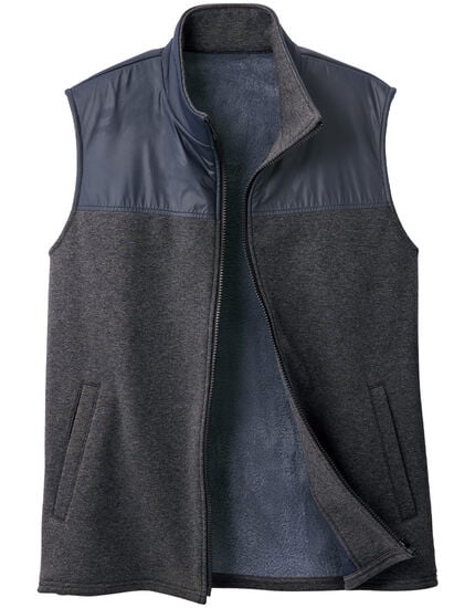 あったか裏ボアベスト（男性用）, , main