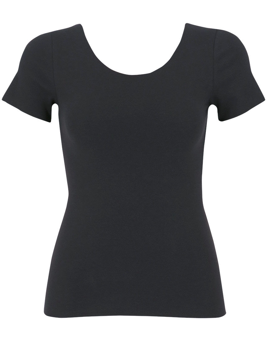 【肌側綿１００％】フラットで縫い目が少ないあったかインナー【綿の贅沢ここちフラット】 トップス（３分袖）