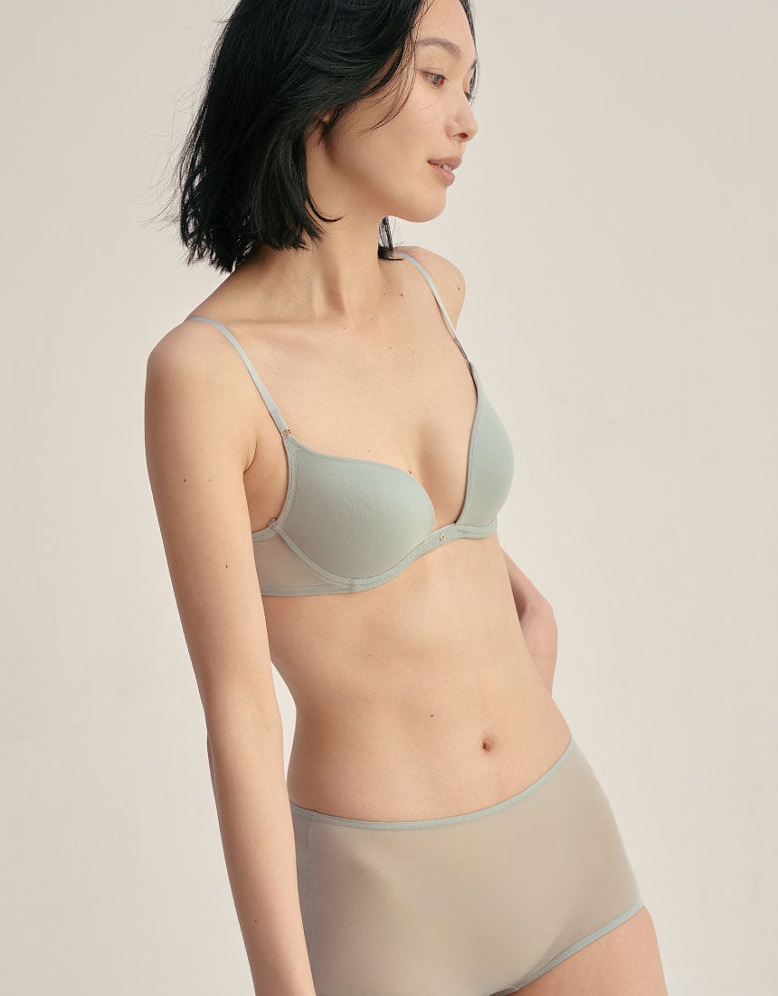 Yue 深ばきのやわらかな素材で、おしりを包みこむ ショーツ PJP160