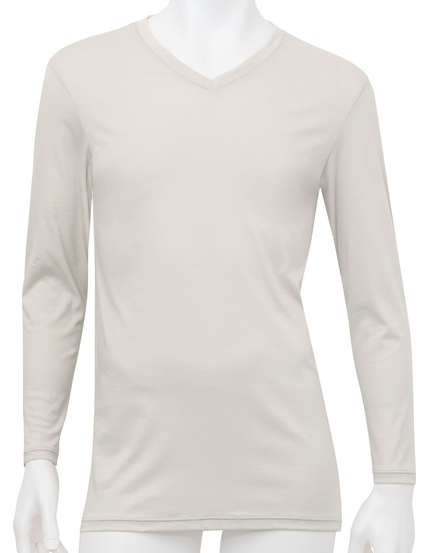 ワコールメン 綿100％あったかインナー メンズシャツ（長袖