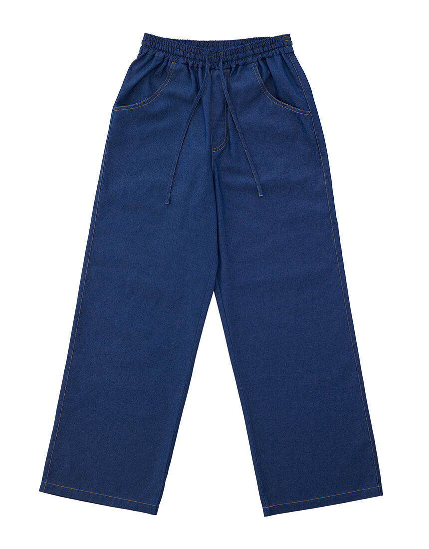 OUR WACOAL デニムワイドパンツ アウター パンツ JOX545