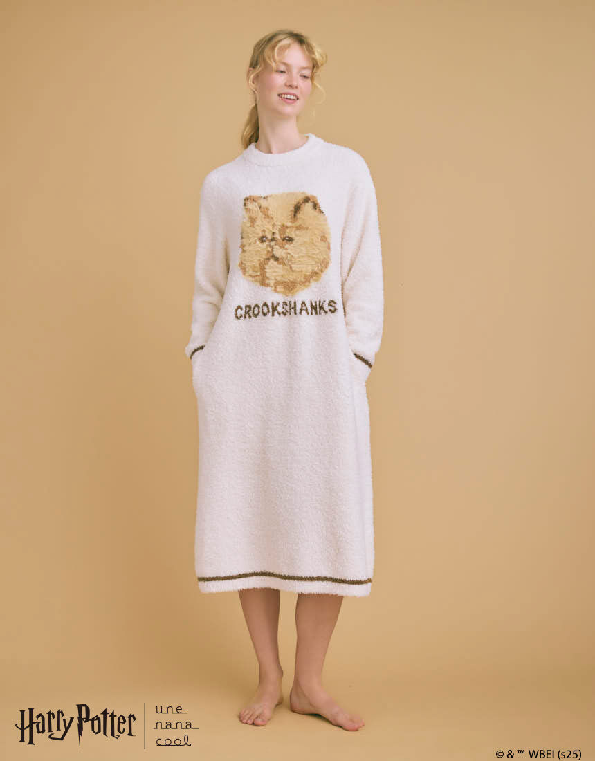 お*ー様 【ウンナナクール】もふもふルームウェア クルックシャンクス セットアッ ウンナナクール】もふもふルームウェア クルックシャンクス