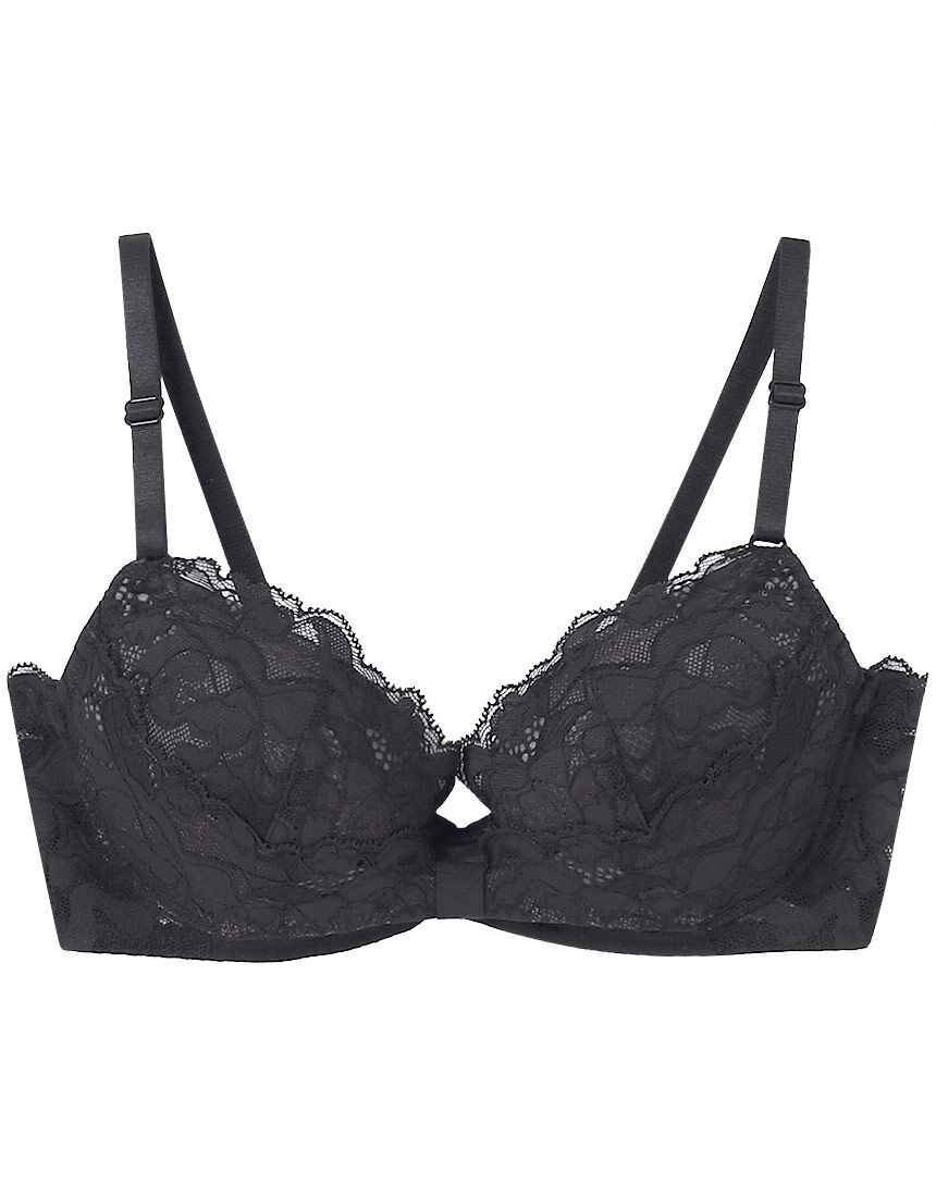 ウンナナクール リボンブラレース 胸もとフィットながもち〜動いても