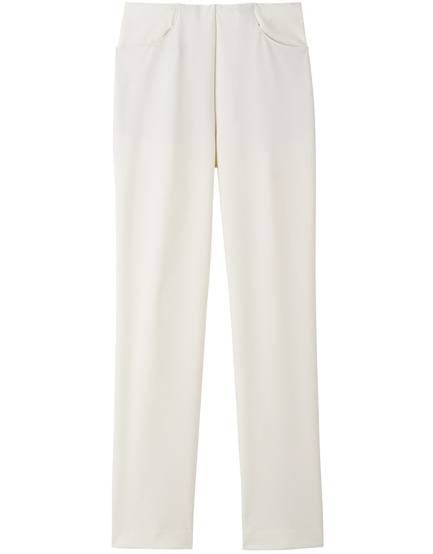 動きやすいストレッチ素材 美しいヒップシルエット 無地 ストレートシルエット アウター パンツ 動きやすいストレッチ素材 美しいヒップシルエット 無地 ストレートシルエット アウター パンツ