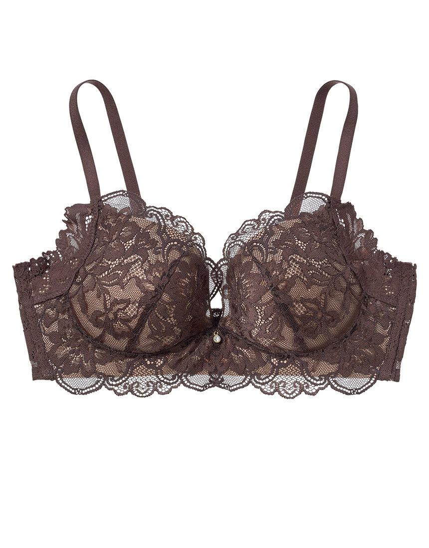 PEACH JOHN 【ノンワイヤー】カップを透かしてレースの柄が引き立つ