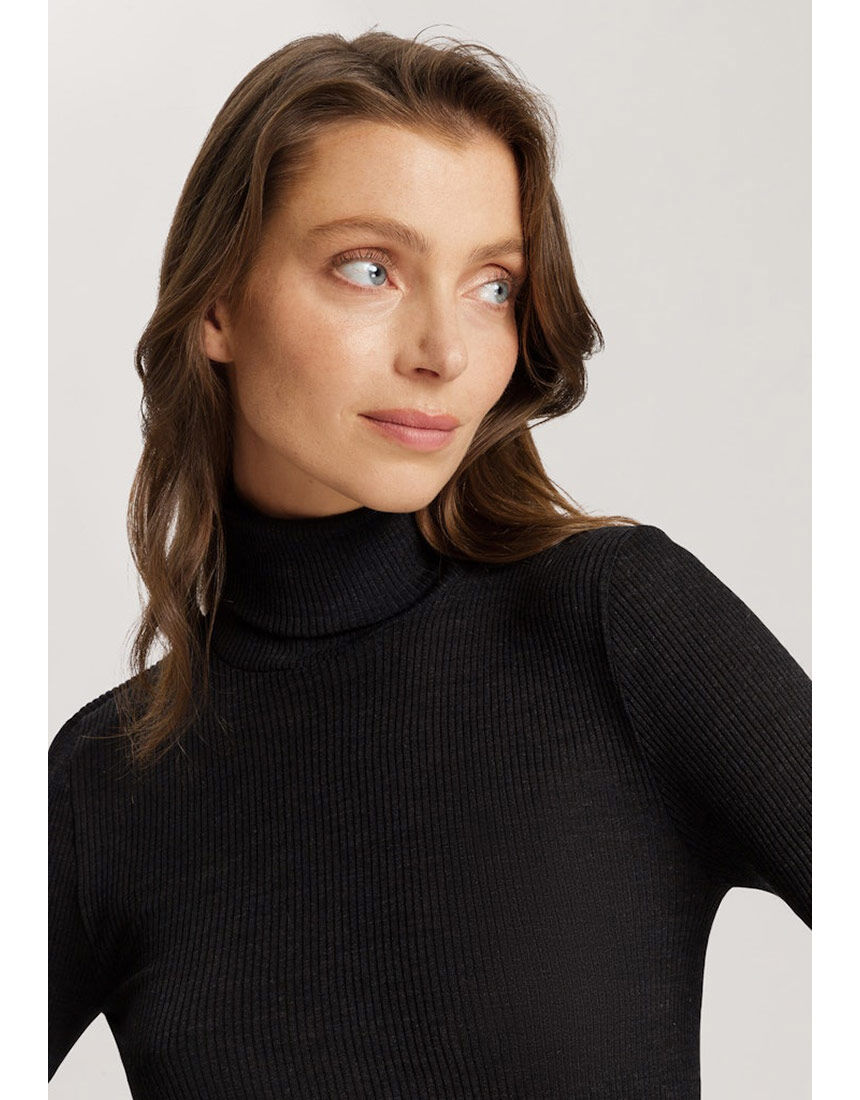 ハンロ 身生地ウール・シルク素材 トップス（長袖） UIH741｜ワコール