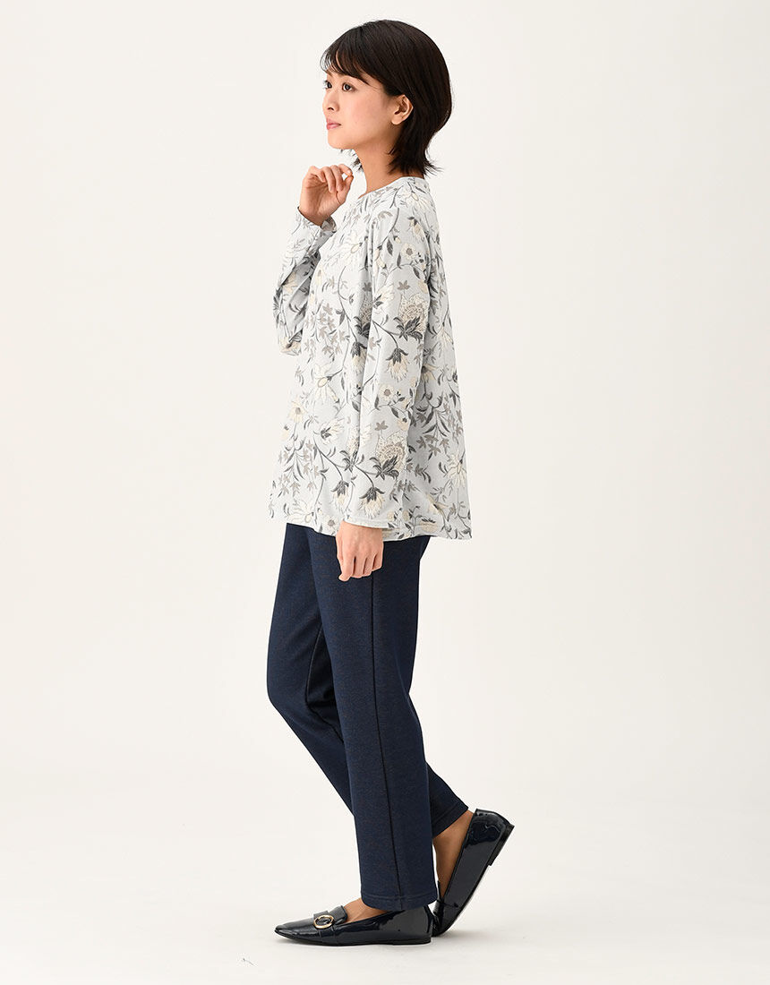 ワコール／らくラクパートナー 【綿混】吸湿発熱・肌側起毛カルソン