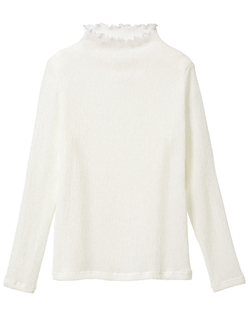 楊柳調長袖トップス, , hi-res