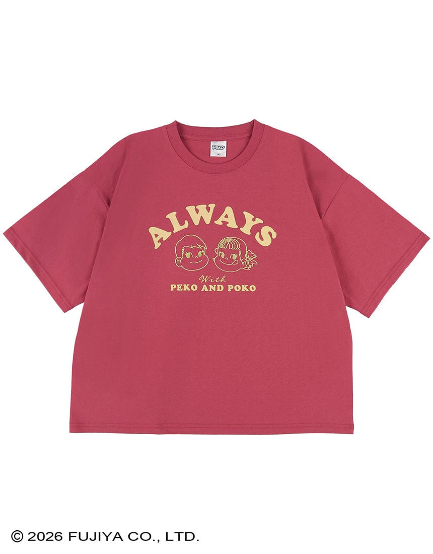 Lingè Noël ランジェノエル ペコちゃん 半袖Tシャツ Tシャツ NZL768