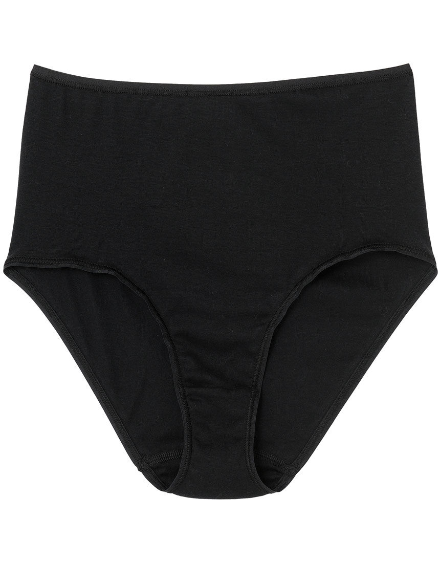 HANRO 黒 M サイズ cotton100%ショーツ ハンロ 身生地コットン100％ ショーツ PIH301｜ワコール直営