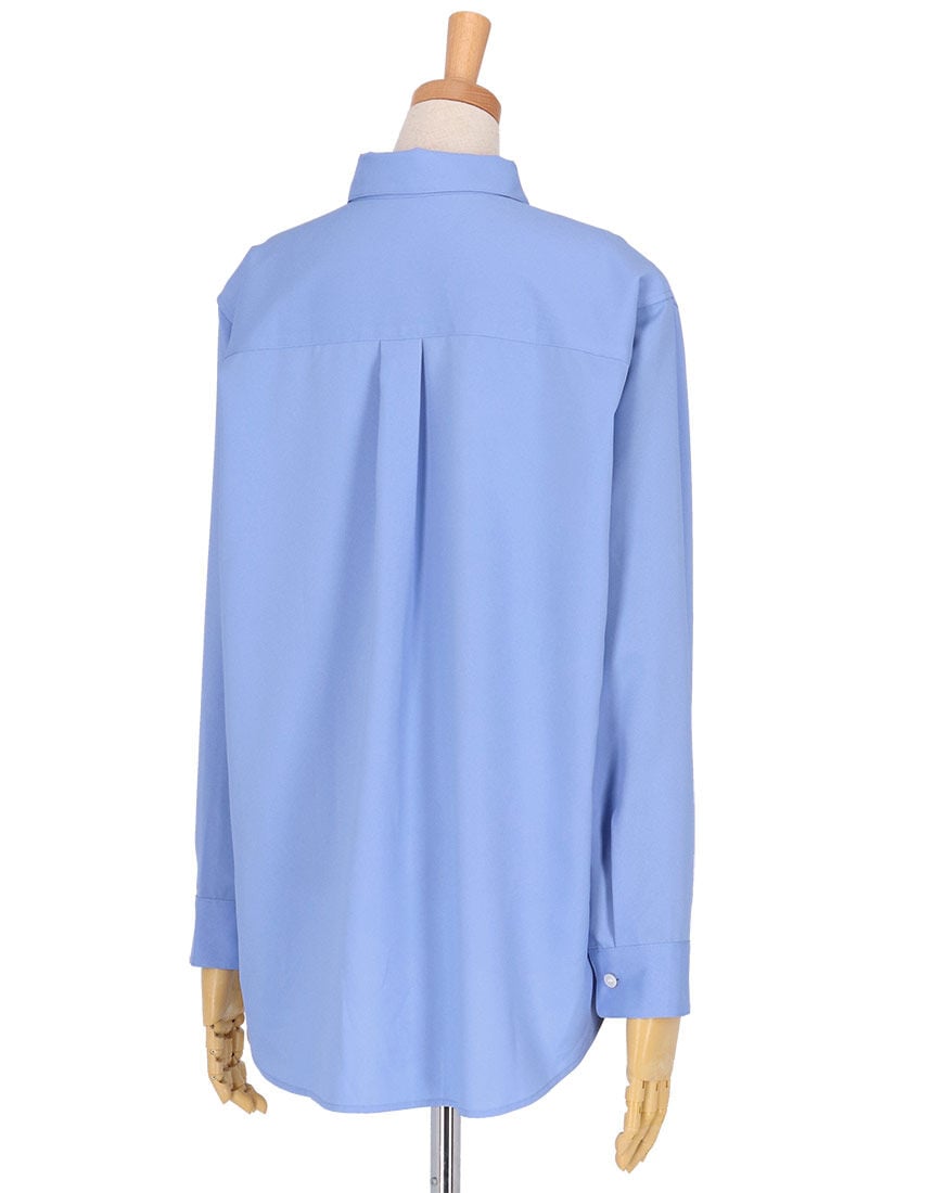 ワコール_カルソン 体型カバー きちんと感のあるシャツ 長袖 アウター