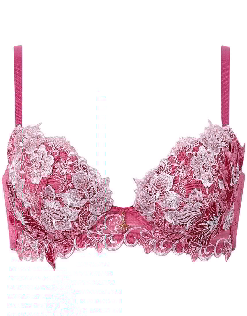 【限定発売商品】脇・背中すっきり、胸はリッチに Ｒｉｃｈ Ｖｅｉｌ Ｂｒａ ３／４カップブラ