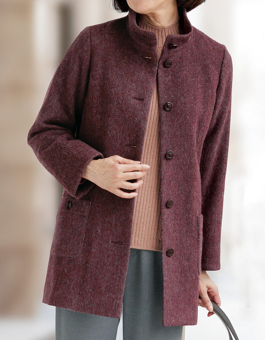 ワコール／ラブボディ ウール混デザインコート QCF551｜ワコール直営の