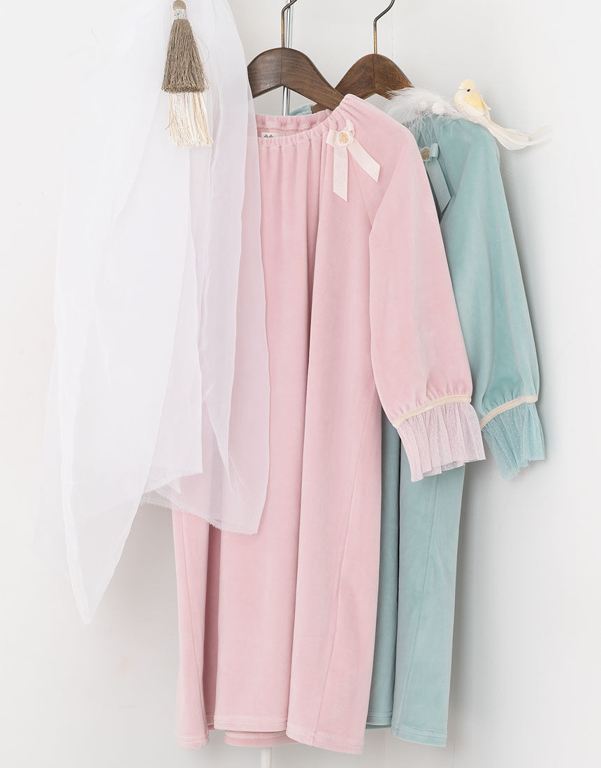 ワコール キッズ ワンピースタイプ 女児パジャマ Cqr306 ワコール直営の公式下着通販サイト Wacoal Web Store