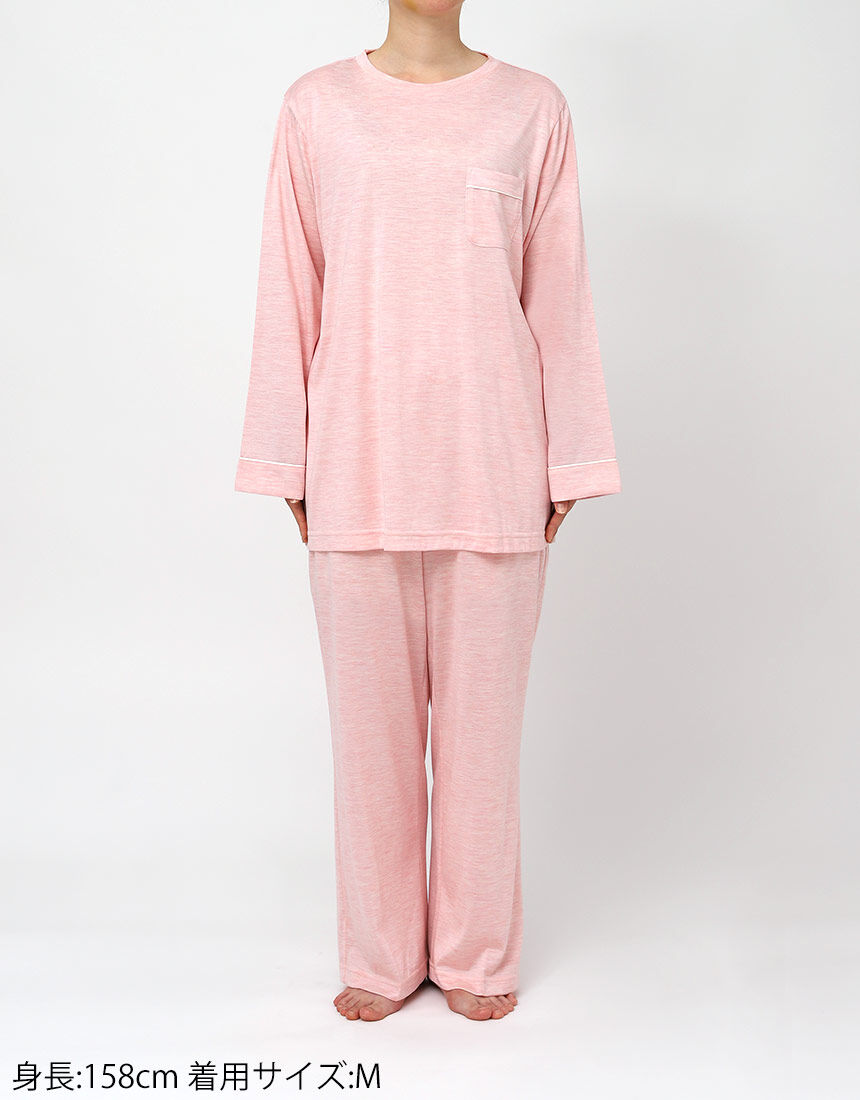 新品・未使用　ワコール ピンク シルク長袖 パジャマ　M シルクパジャマ｜ワコール直営の公式下着通販サイト ワコール