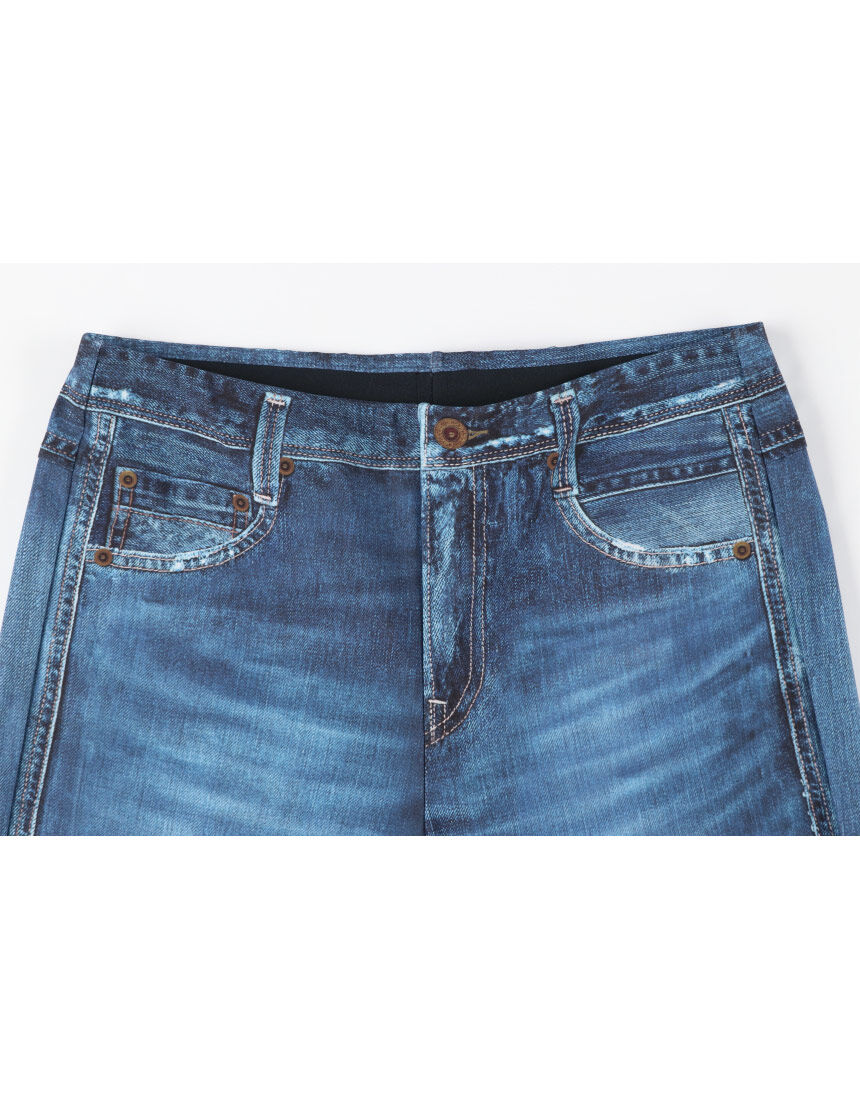 ワコール wacoal まるでデニム KSN113 カルソン パンツ Wacoal カルソン〈まるでデニム〉ワイドクロップト パンツ