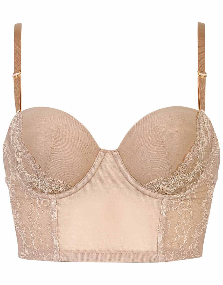 ワコール 高補整ミドリフ丈ブラ 1／2カップブラ BQB600｜ワコール