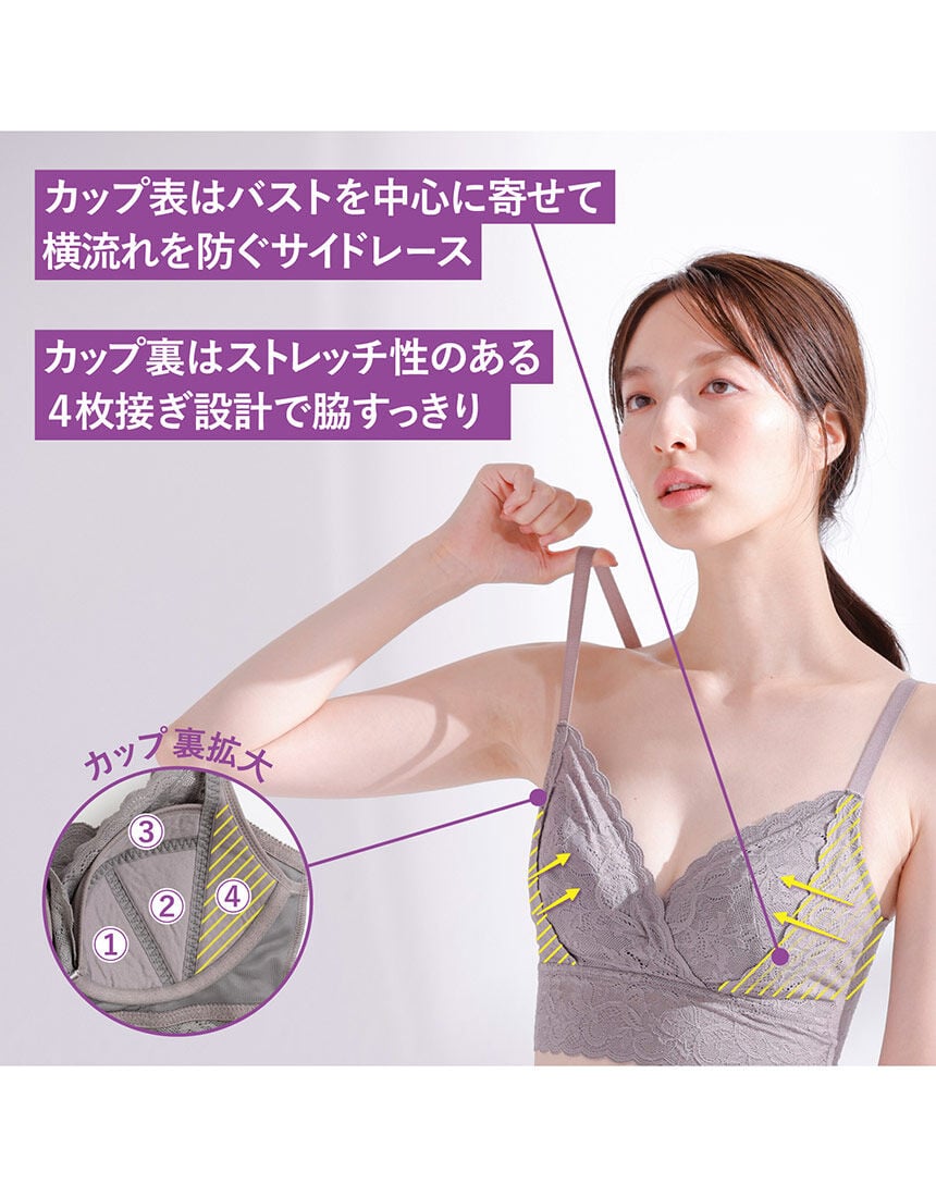 ルシアン ラクなのにキレイ！「ゆる下着」に慣れすぎた方に