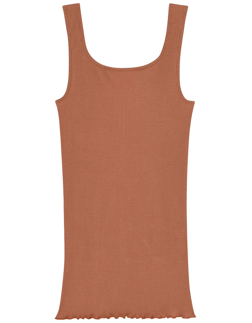 ダブルベーシック 新色登場 silk blend rib タンクトップ ダブルベーシック 新色登場 silk blend rib タンクトップ