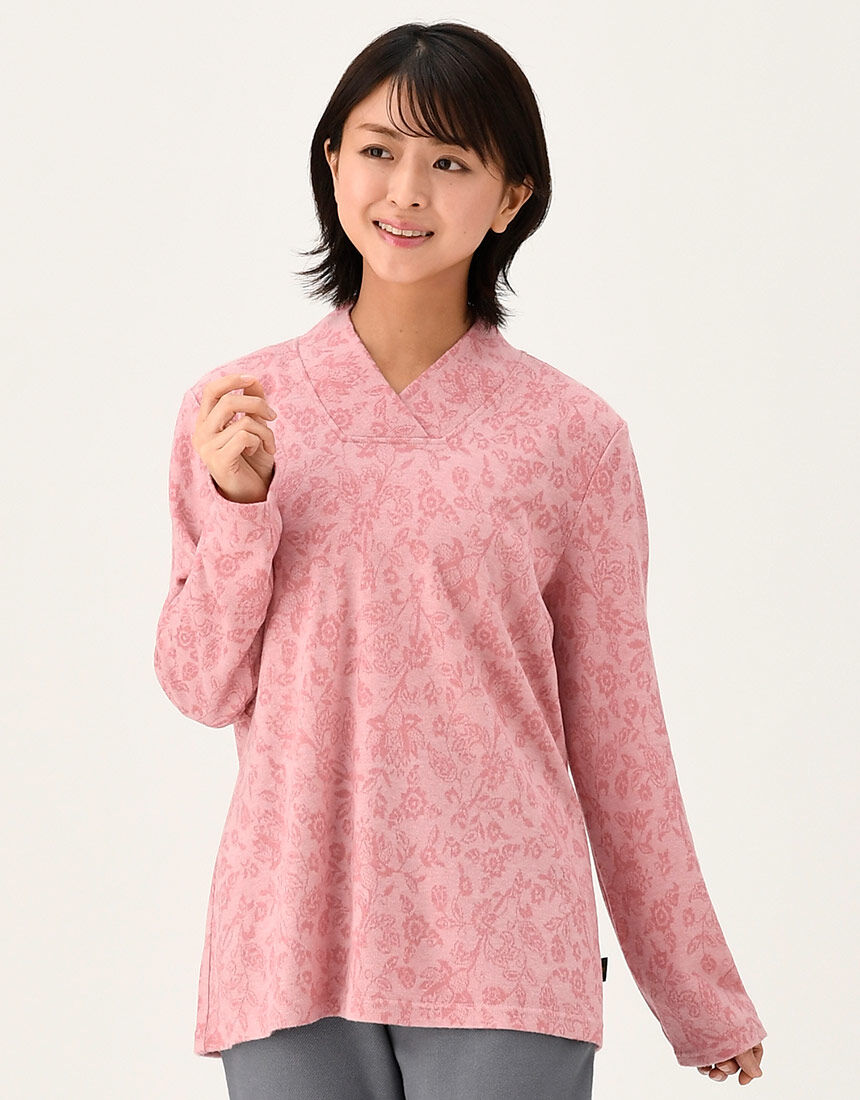 ワコール／らくラクパートナー 【ミントン】吸湿発熱・ハイネック