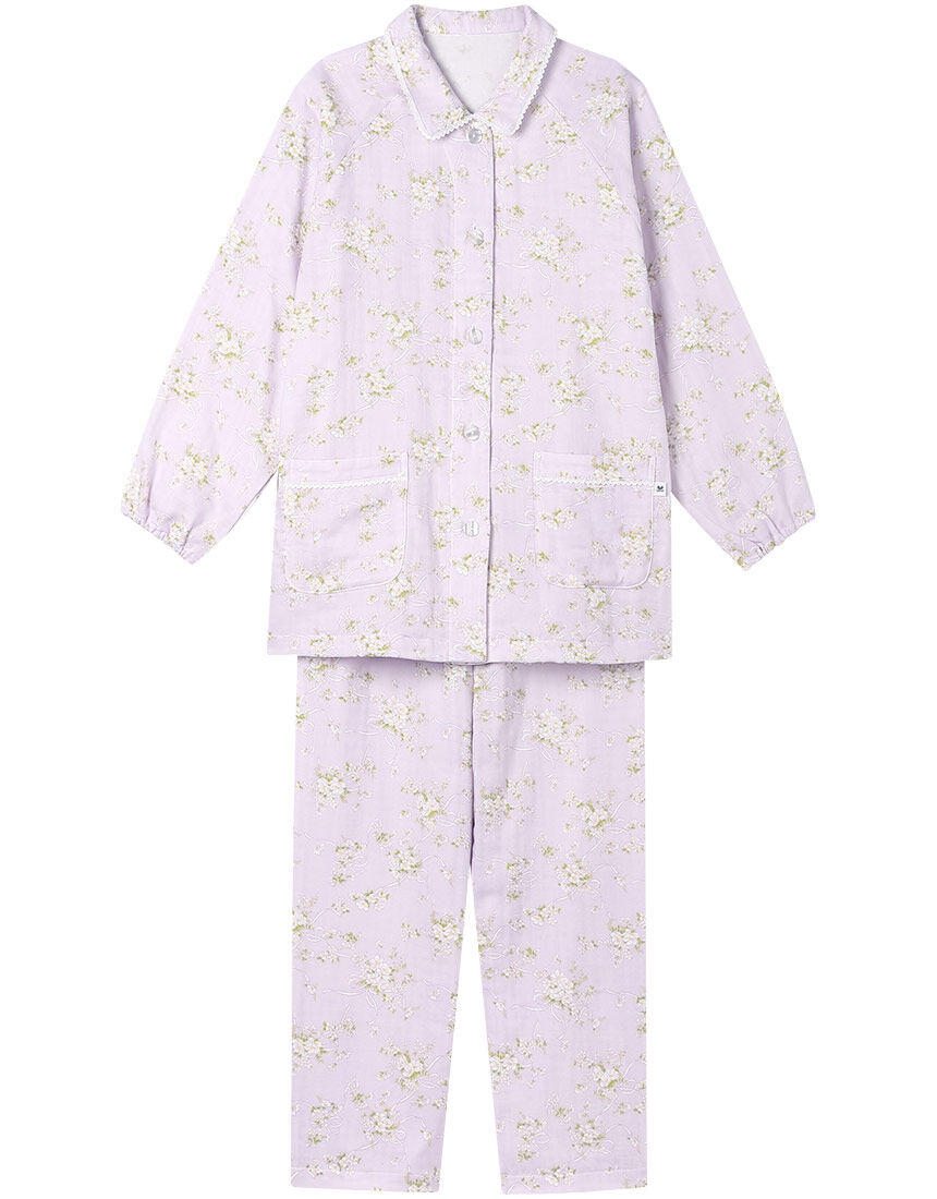 ワコール_リラックス＆スリープ 【綿100％】三重ガーゼで通気性よく