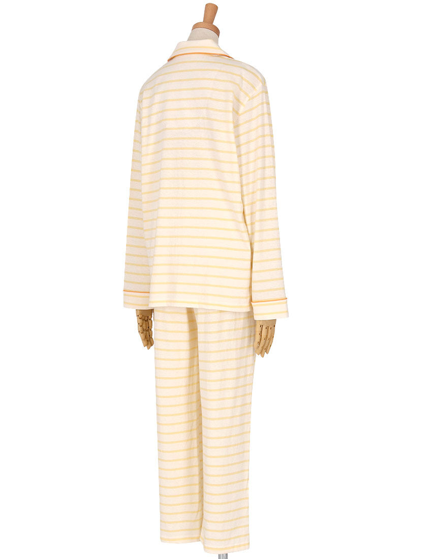 ウンナナクール 【綿100％】コットンボーダーパジャマ MADE