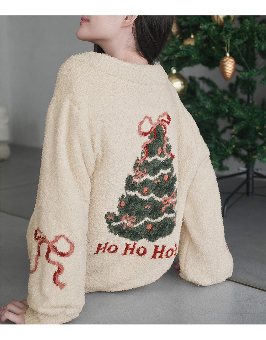 クリスマスツリー柄 パジャマセット sal2554-1.jpg