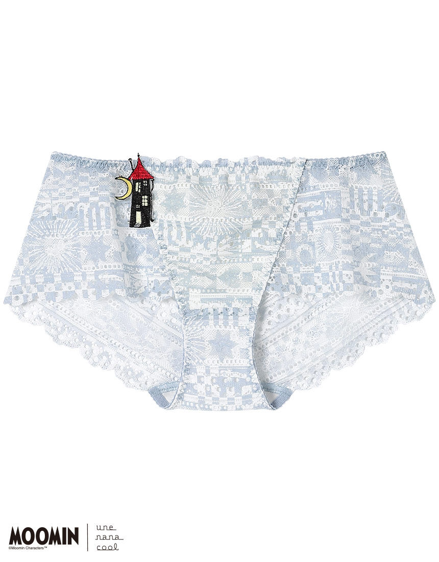 。わか様。ウンナナクールムーミンコラボブラ、レースショーツ、サルートショーツ。 ウンナナクール MOOMIN × une nana cool 364 レース 総レース