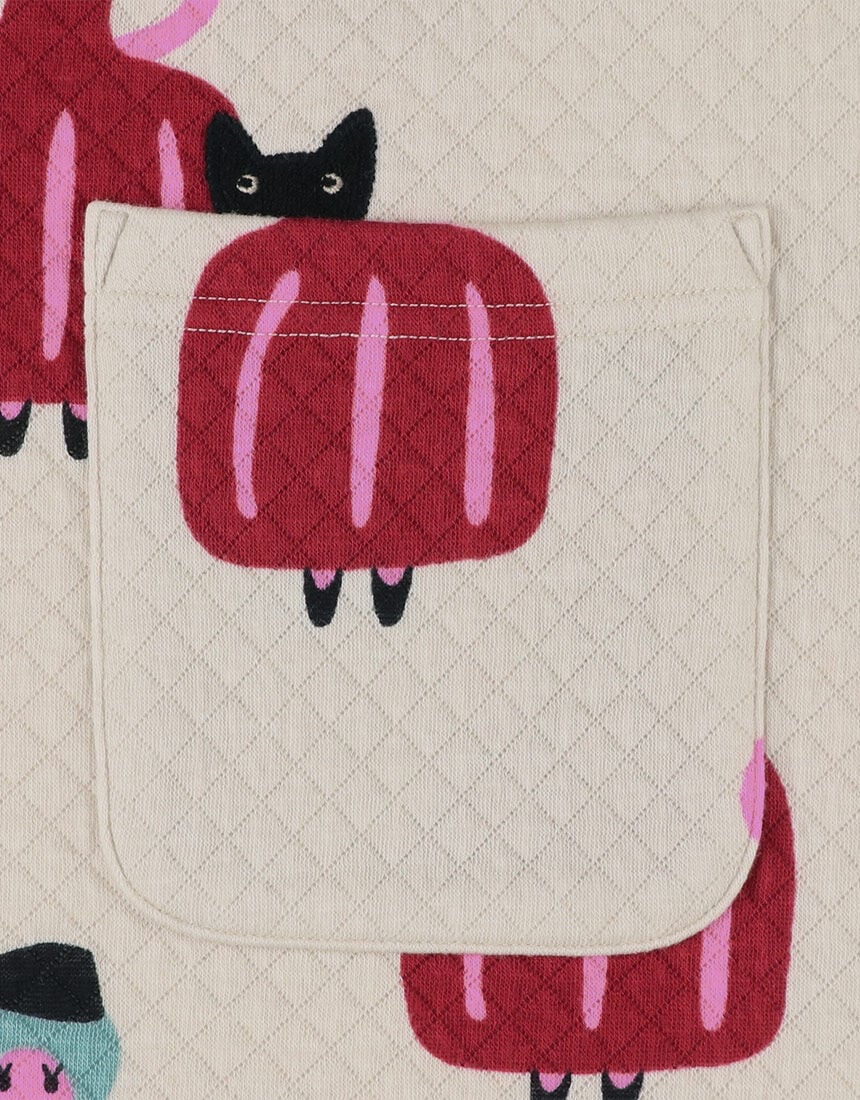 新品　ワコール　マタノアツコ　あったか素材　キルトニット　パジャマ　ルームウェア アツコマタノ 【綿混】とてもあたたかいキルトニット素材を使用